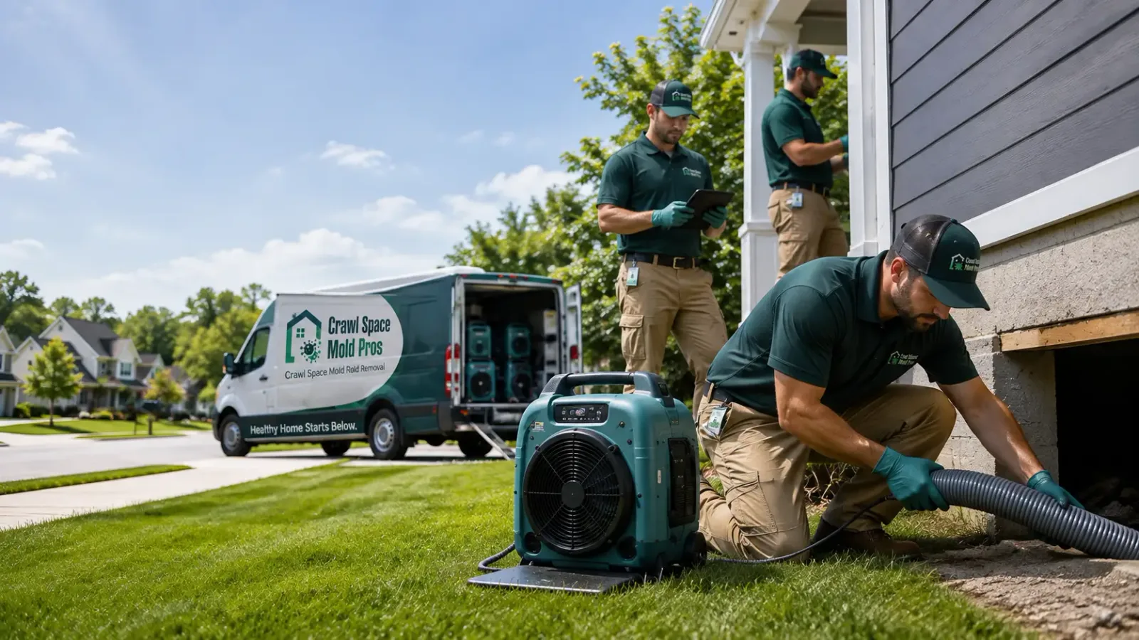 Crawl Space Mold Removal in Grover Hill, OH